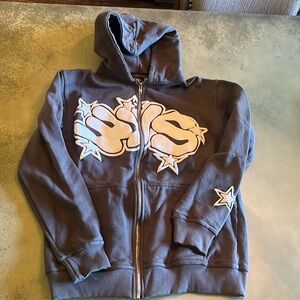 Watch your step zip up hoodie